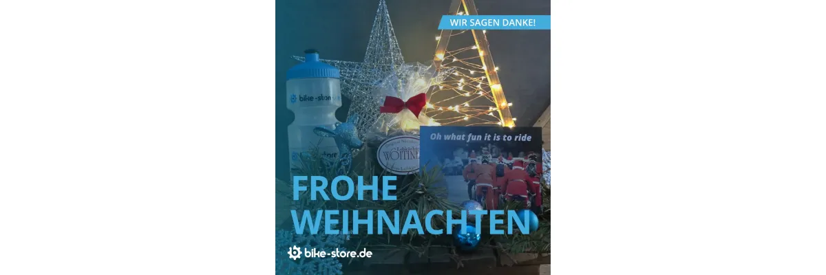 Frohe Weihnachten und ein herzliches Dankeschön! - Frohe Weihnachten wünscht das Radsporthaus-Team