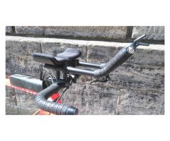 GIANT TRINITY ADVANCED Race-Ready Upgrade mit Giant SL1Aero Carbon Laufrädern Neon Red Tri TT Bike 2018