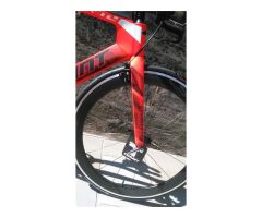 GIANT TRINITY ADVANCED Race-Ready Upgrade mit Giant SL1Aero Carbon Laufrädern Neon Red Tri TT Bike 2018