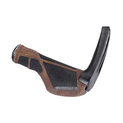 GIANT Ergo Max Plus Griffe mit integrierten Barends einseitige Klemmung kork/schwarz