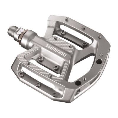 SHIMANO FLAT PEDAL PG-GR500 SILBER O.REFLEKTOREN