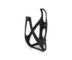 CUBE Flaschenhalter HPP matt black´n´red