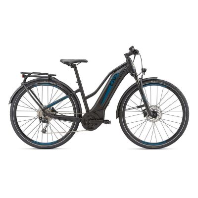 LIV AMITI-E+ 1 Trekking 2019 | Black-Chameleonblue Matt-Gloss