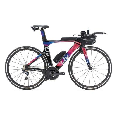 LIV AVOW ADVANCED PRO 2 Damen-Triathlon-Rad 2019 | Black-Darkblue-Red