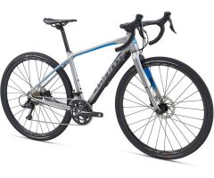 GIANT TOUGHROAD SLR GX 2 Cross/Adventure Bike 2019 | BrushAluminium-Blue-Grey Matt