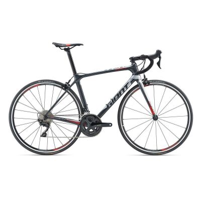 GIANT TCR ADVANCED 2 Rennrad 2019 | Metallicblack-Silver Matt | XL
