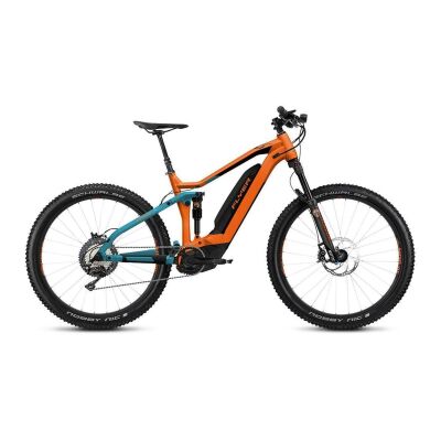 FLYER UPROC4 4.10 Fully E-Bike 2019 | Teal Blue/Tangarine Orange