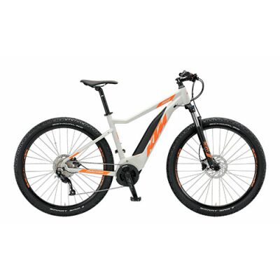 KTM MACINA RIDE 292 E-MTB Hardtail 2019 | Grey Matt+Orange