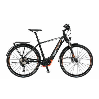 KTM KTM R2R SPORT 10 CX5CO Herren Trekking E-Bike 2019 | inkl. Intuvia Display | Black Matt+White+Orange