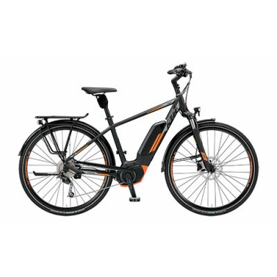 KTM MACINA FUN 9 CX5 Tiefeinsteiger Trekking E-Bike 2019 | Black Matt+Grey+Orange