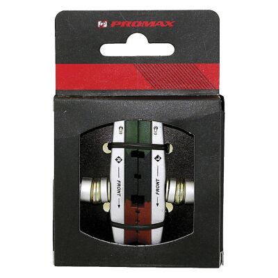 PROMAX Bremsbelag für V-Brakes dreifarbig