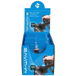 M-Wave Klingel Elektrische Fahrradklingel, wasserfest - schwarz
