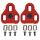 EXUSTAR Pedal Schuhplatten E-ARC10 rot