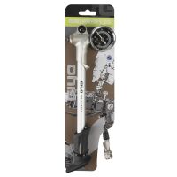 GIYO Federbeinpumpe mit Manometer bis 21 bar