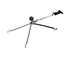 GIYO Federbeinpumpe mit Manometer bis 21 bar