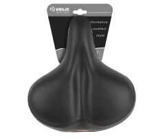 VELO Sattel "SAFETY" schwarz