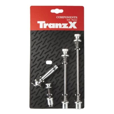 Tranz X Schnellspanner-Set mit Spezialschlüssel als Diebstahlschutz