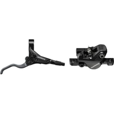 Shimano Scheibenbremse MT400 VR Schwar m. OLIVE/PIN