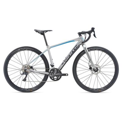 Giant ToughRoad SLR GX 2 Cross/Adventure Bike 2019 | BrushAluminium-Blue-Grey Matt