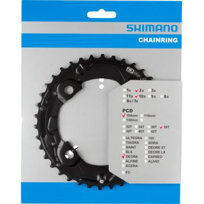 Shimano KETTENBLATT 38 ZÄHNE AK DEORE