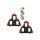 Shimano Schuhplatten SPD-SL SM-SH10 rot, 0 Grad, Paar