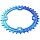 Race Face CHAINRING NARROW WIDE 4-BOLT 104MM 10/11/12-SPEED 38T BLUE