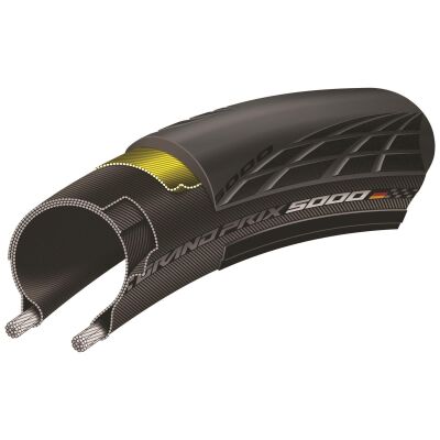Reifen Conti Grand Prix 5000 faltbar 28" 700x32C 32-622 schwarz/schwarz Skin