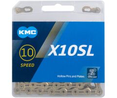 Schaltungskette KMC X10SL Ti-N Gold 1/2" x...