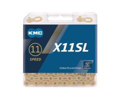 Schaltungskette KMC X11SL Ti-N Gold 1/2" x...