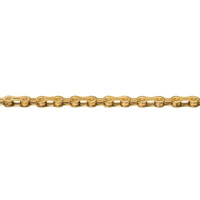 Schaltungskette KMC X11EL Ti-N Gold 1/2" x 11/128", 118 Glieder,5,65mm,11-f.