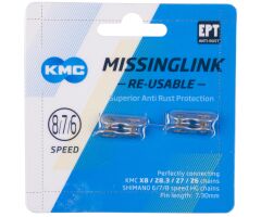 Missinglink KMC 7/8R EPT Silber 2 Stück, für...
