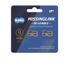 Missinglink KMC 9R Silber EPT 2 Stück f. Ketten...