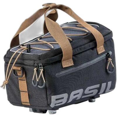 Basil Gepäckträgertasche Mik Miles black slate,wasserdicht, 7 Ltr.