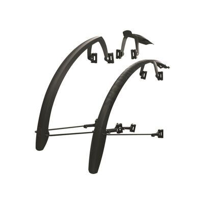 Schutzblechset SKS Speedrocker schwarz, 28", max. Reifenbreite 42mm