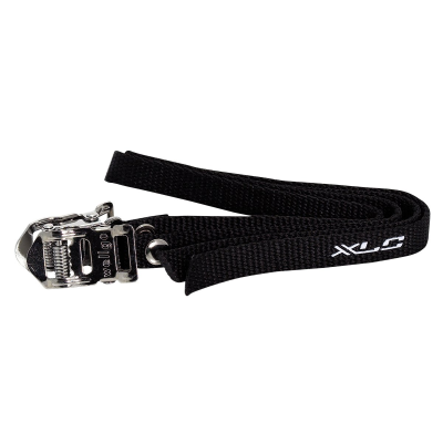 XLC Paar Pedalriemen Nylon, schwarz, per Paar, 460mm