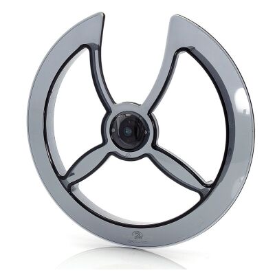 XLC Kettenschutzscheibe CG-K01 46-48 Zähne, rauchfarbig, für Festachse