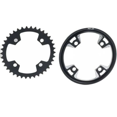 XLC Kettenblatt für Bosch Systeme CR-E02 schwarz, 38 Zähne, inkl. Cover