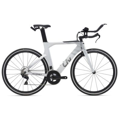 Liv Avow Advanced Damen-Triathlon-Rad 2020 | Rainbowwhite Satin