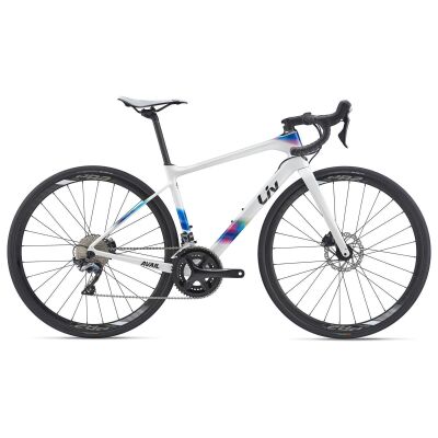 Liv Avail Advanced 1 Damen-Aero-Rennrad 2020 | Pearlwhite / Rainbow