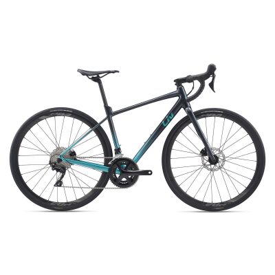 Liv Avail AR 1 Damen-Aero-Rennrad 2020 | Metallicblack / Caribbeangreen