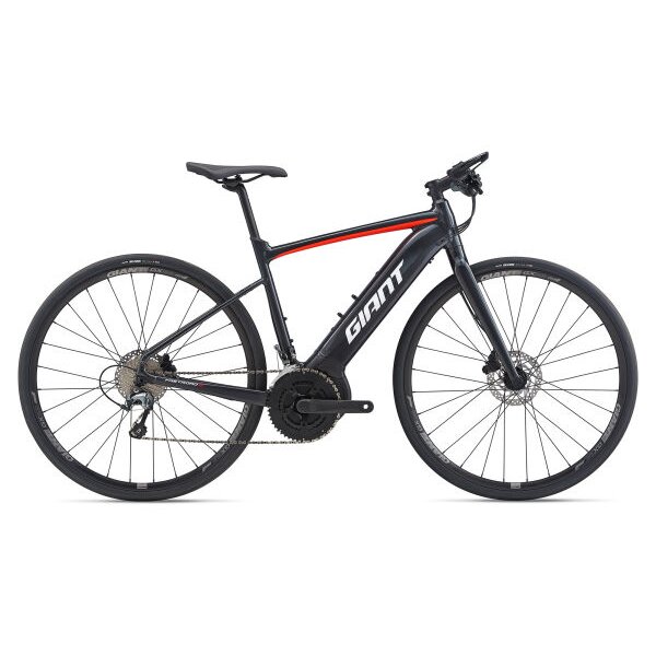 GIANT FastRoad E+ Pro E-Bike Commuter 2020 | Coreblack / Neonred / White