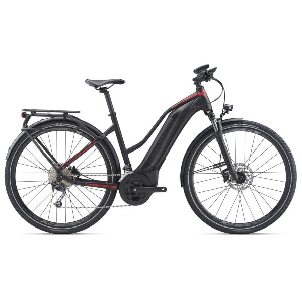 GIANT Explore E+ 2 STA E-Bike Trekking 2020 | Black / Red Matt
