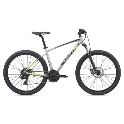 GIANT ATX 3 Disc MTB Hardtail 2020 | Grey / Solidblack / Neonyellow Matt