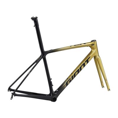 GIANT TCR Advanced SL Team Rahmenset Rennrad 2020 | Carbon Smoke / Championgold
