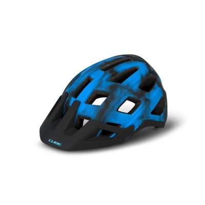 CUBE Helm BADGER blue