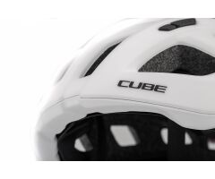 CUBE Helm ROAD RACE white