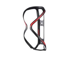 GIANT Airway Lite Carbon Flaschenhalter schwarz/rot