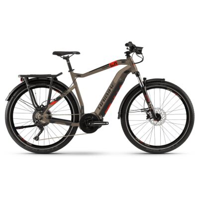 Haibike SDURO Trekking 4.0 Herren i500Wh E-Bike 10G Deo 2020 | sand/schwarz/rot
