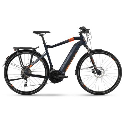 Haibike SDURO Trekking 5.0 Herren i500Wh E-Bike 20-G XT 2020 | blau/orange/titan