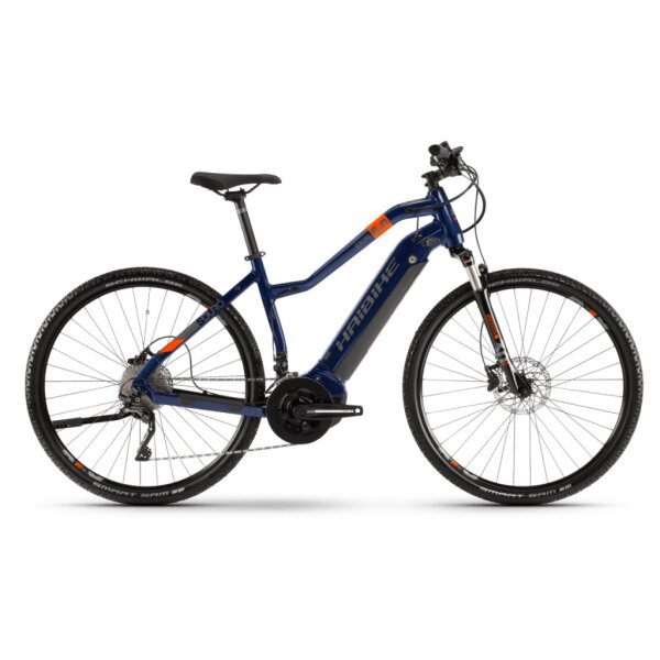 Haibike SDURO Cross 5.0 Damen i500Wh E-Bike 20-G XT 2020 | blau/orange/titan